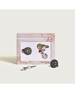 Maison Berger Les Petits Tresors Ophelia Car Diffuser and Keyring Silver/Gun Metal